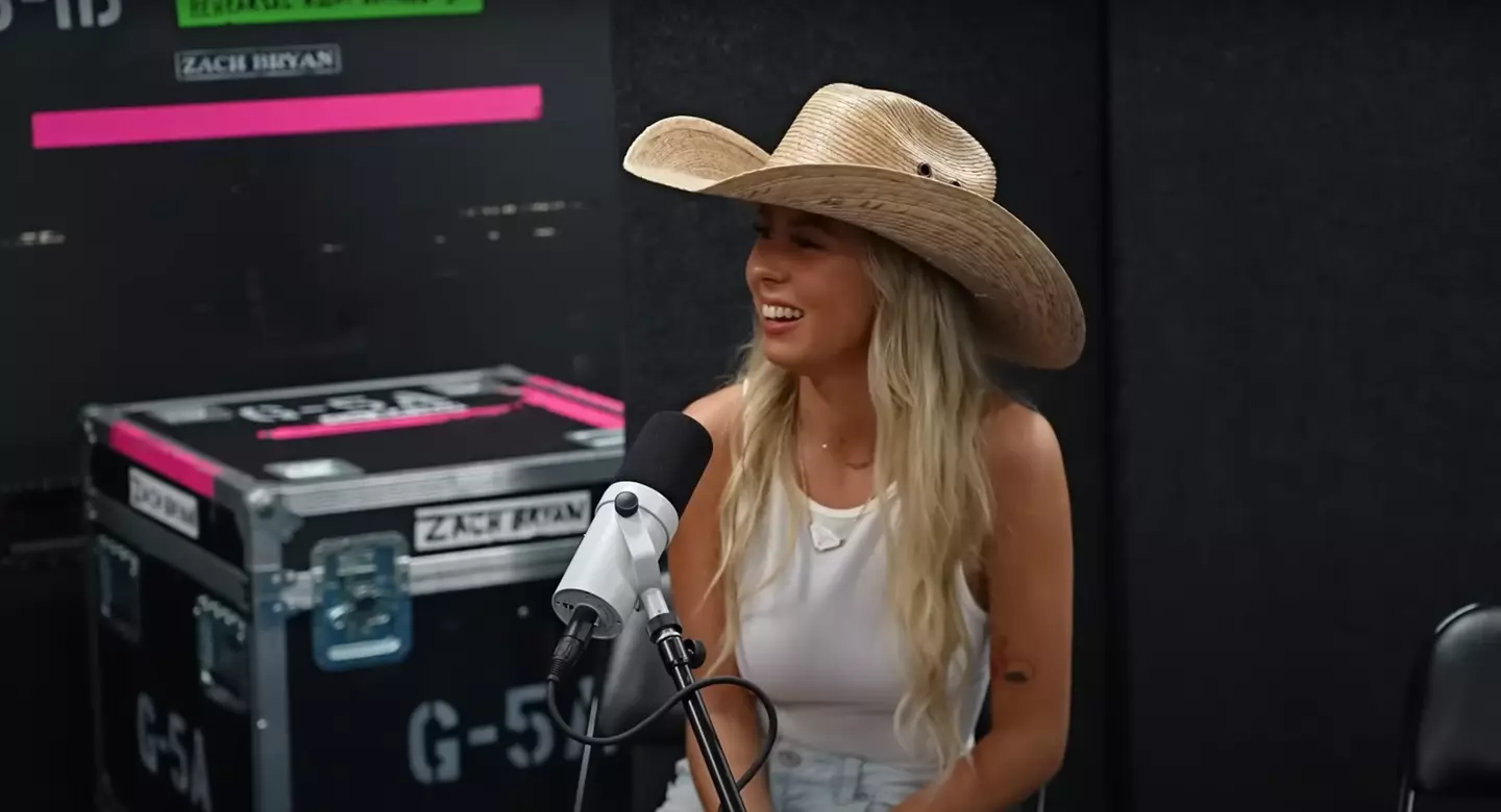 Haliey is already cashing in on her new-found internet fame. (YouTube/Plan Bri Uncut)