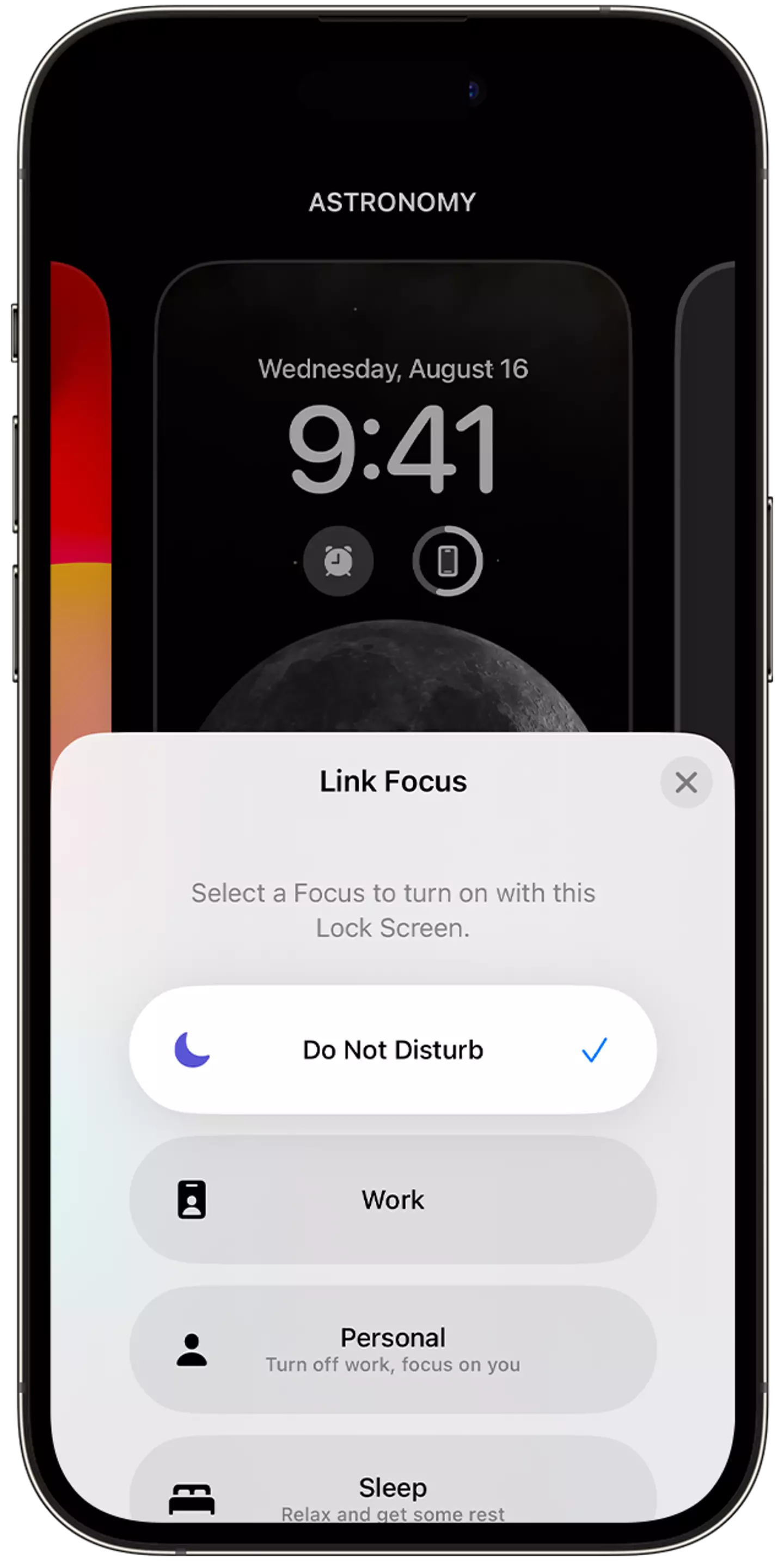 The Do Not Disturb feature can help reduce stress and anxiety. (Apple)