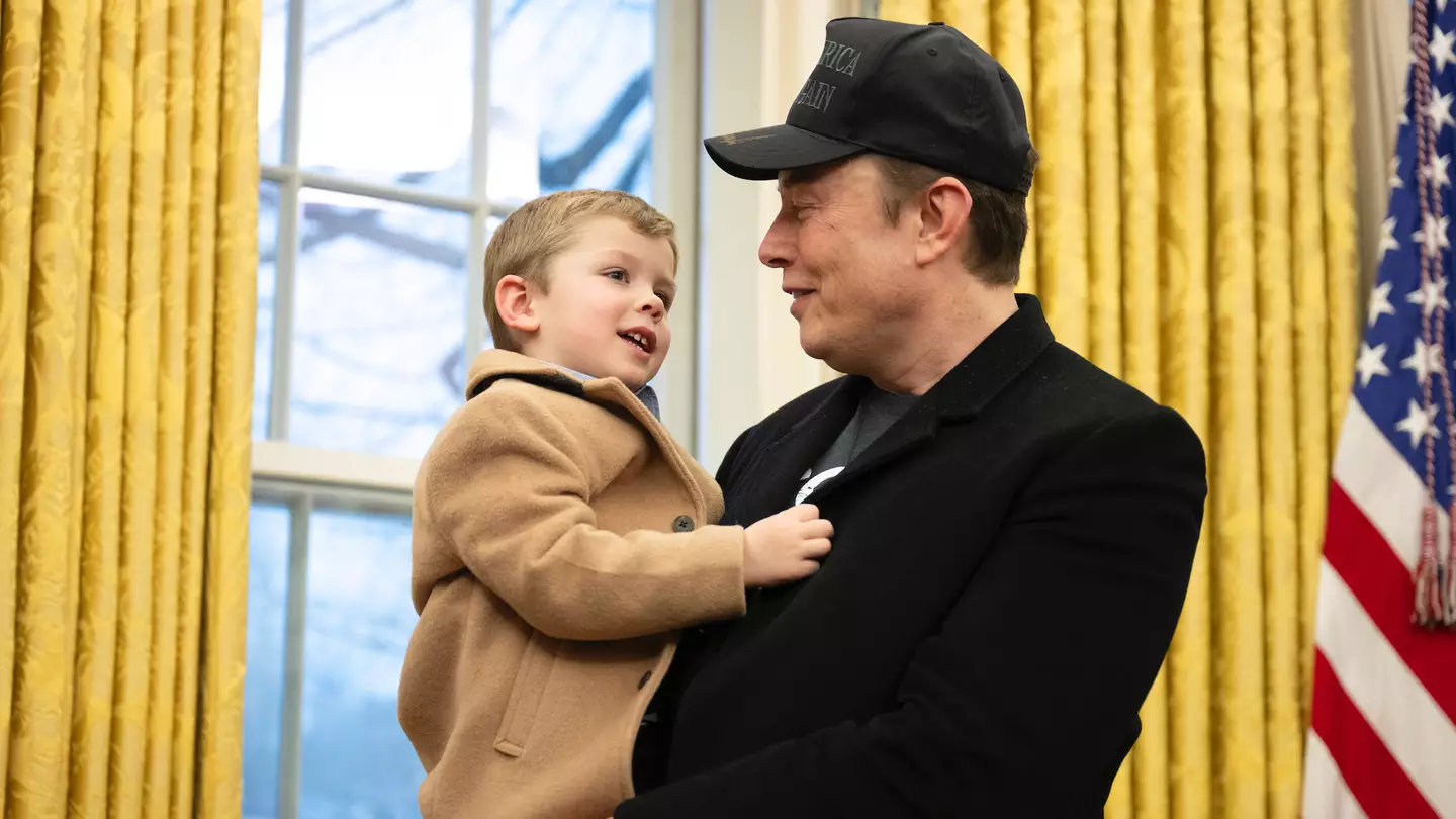 Little X stole the show (Andrew Harnik/Getty Images)
