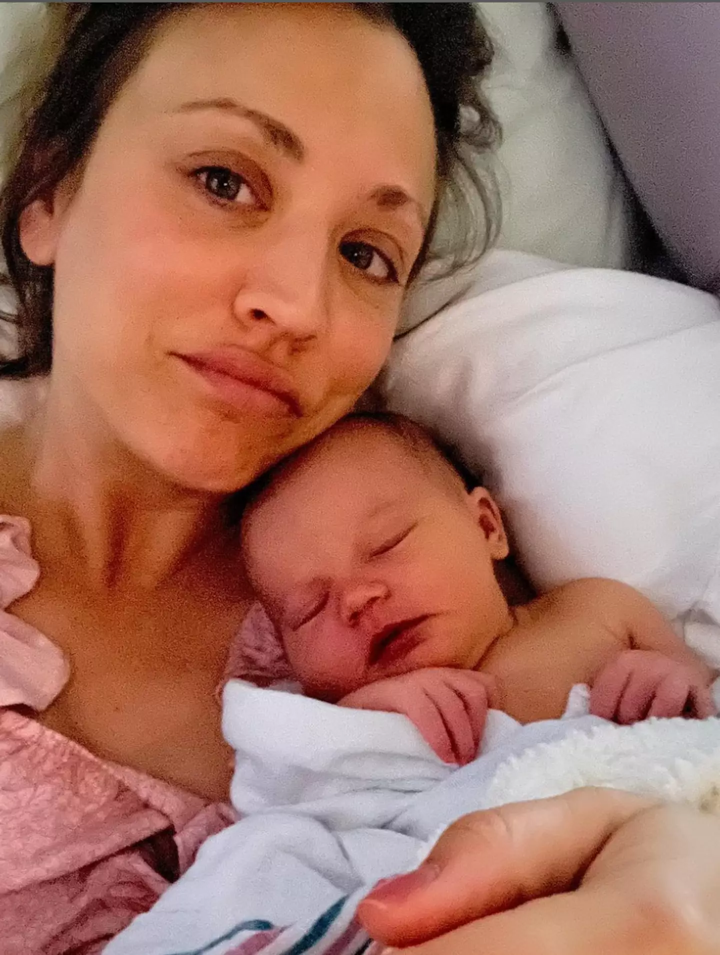 Kaley is officially a mum!