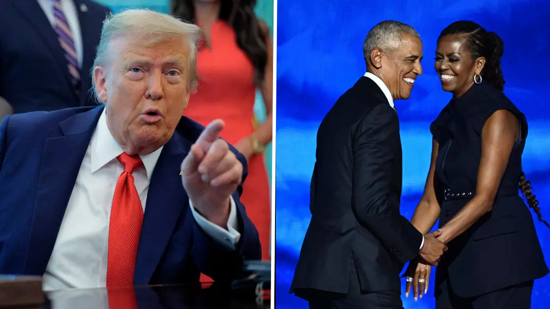 Donald Trump posts 'racist' video of Barack and Michelle Obama leaving people disgusted