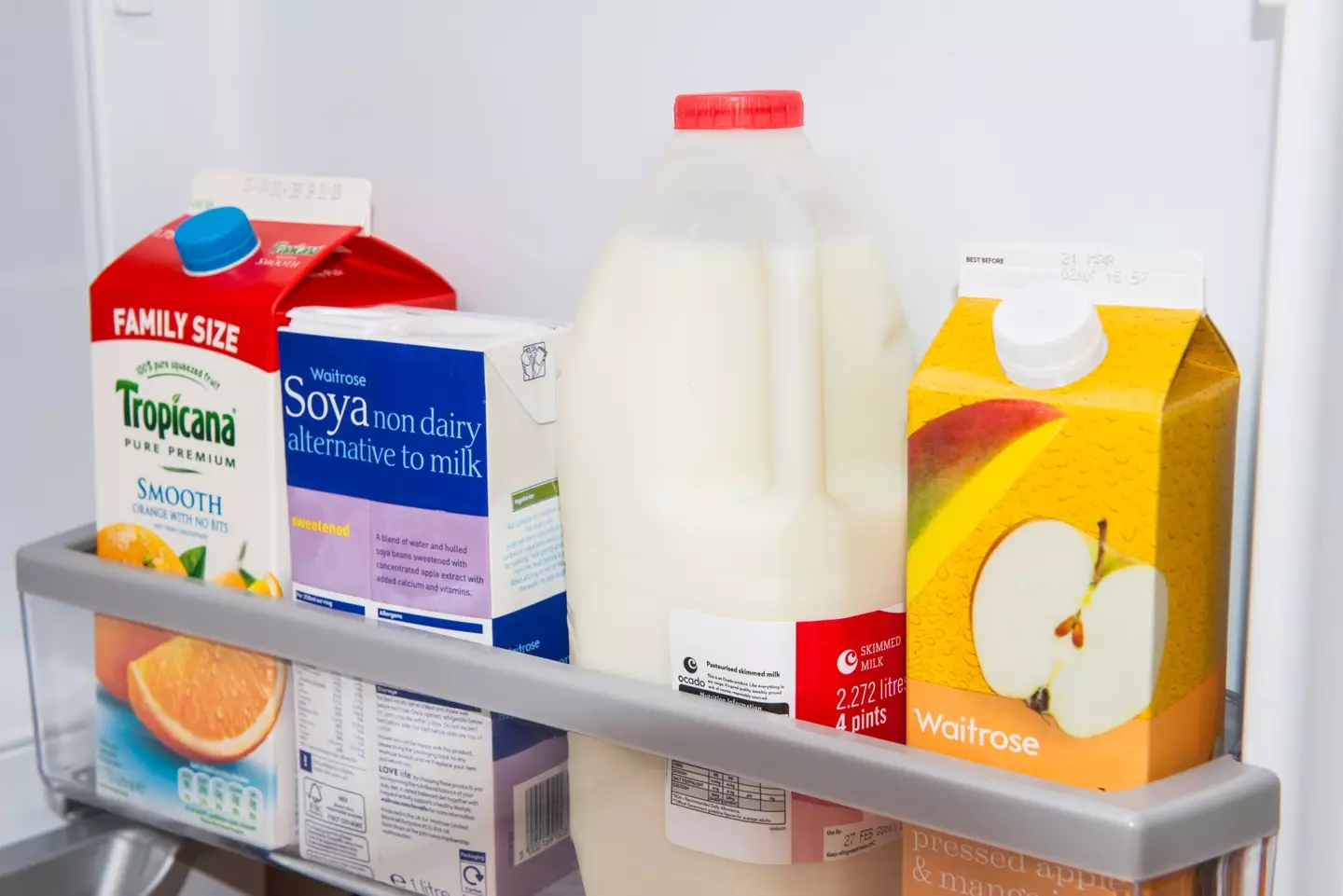 Do you store your milk in the fridge door? (