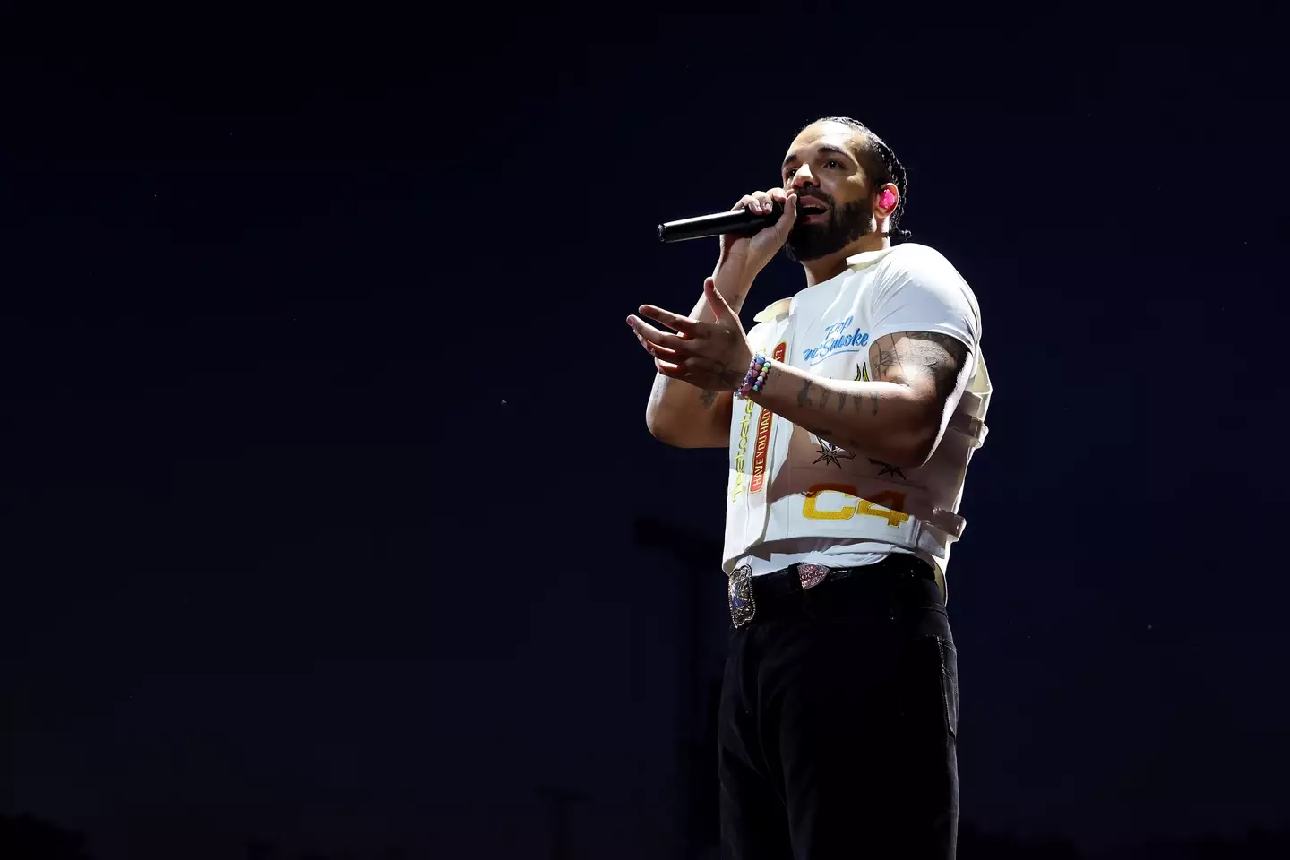 Drake has finally come clean about the viral ab selfie he shared to Instagram back in June (Simone Joyner/Getty Images for ABA)