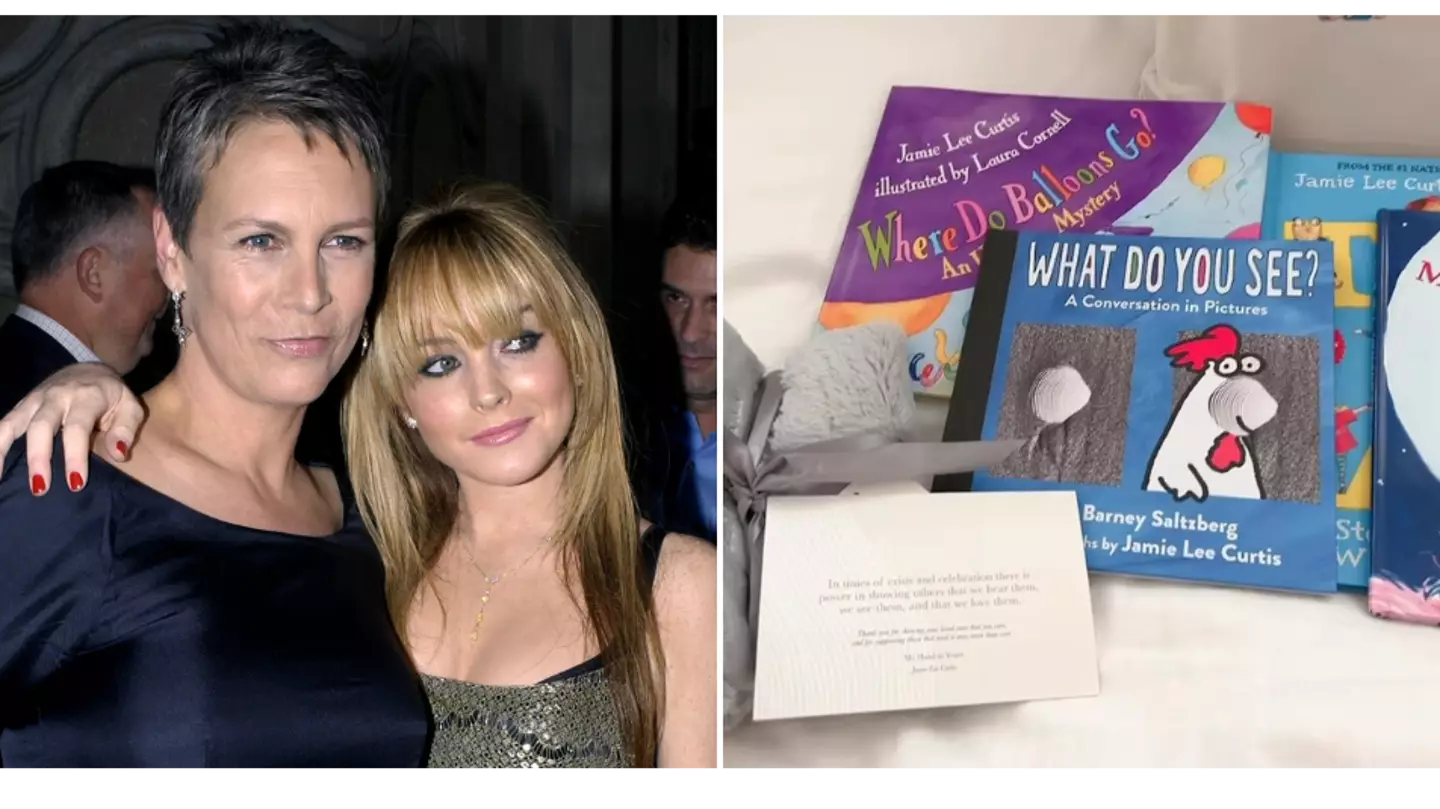 Lindsay Lohan shares personal gift sent from ‘movie mother’ Jamie Lee Curtis