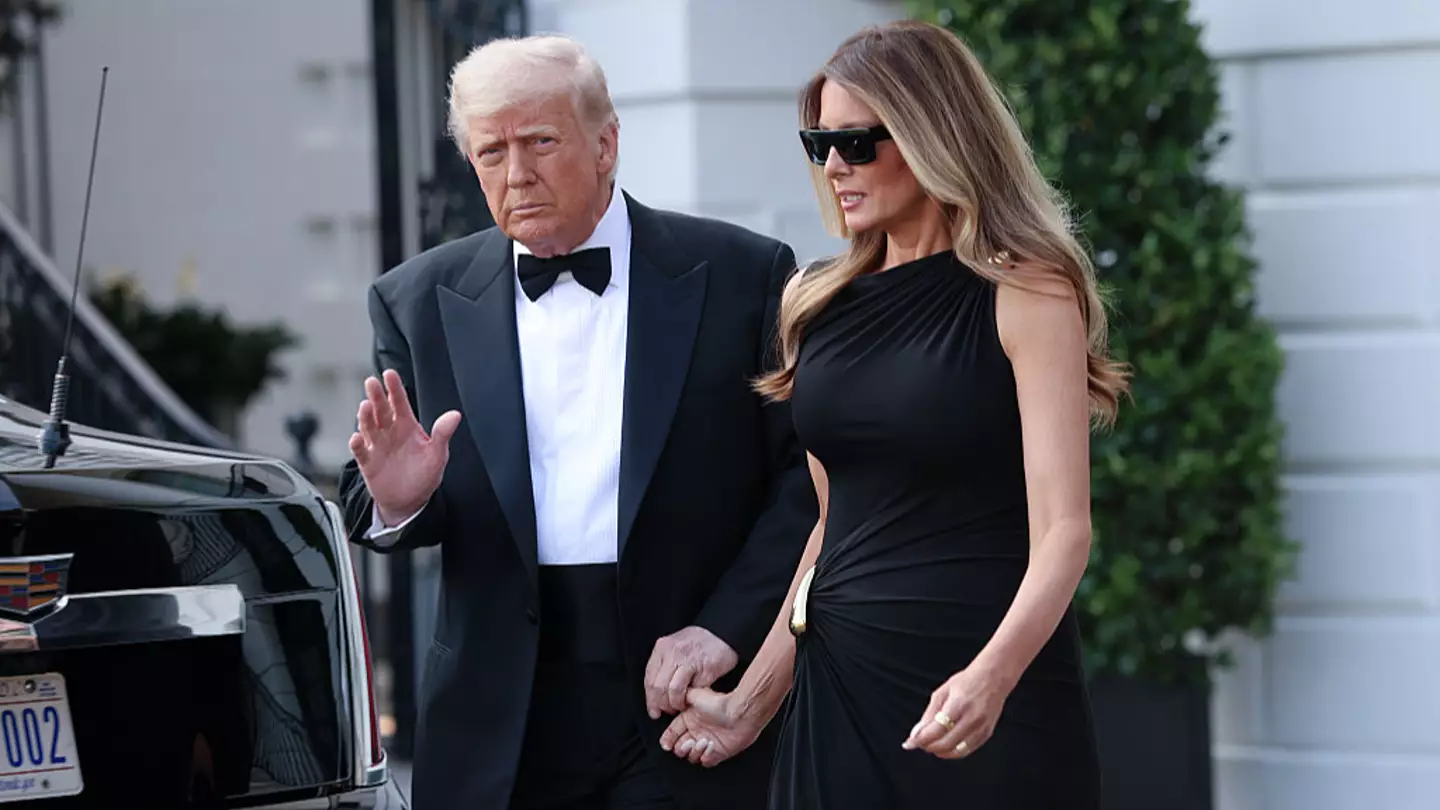 Melania Trump’s hand sparks Photoshop conspiracy theories following rare appearance with husband Donald