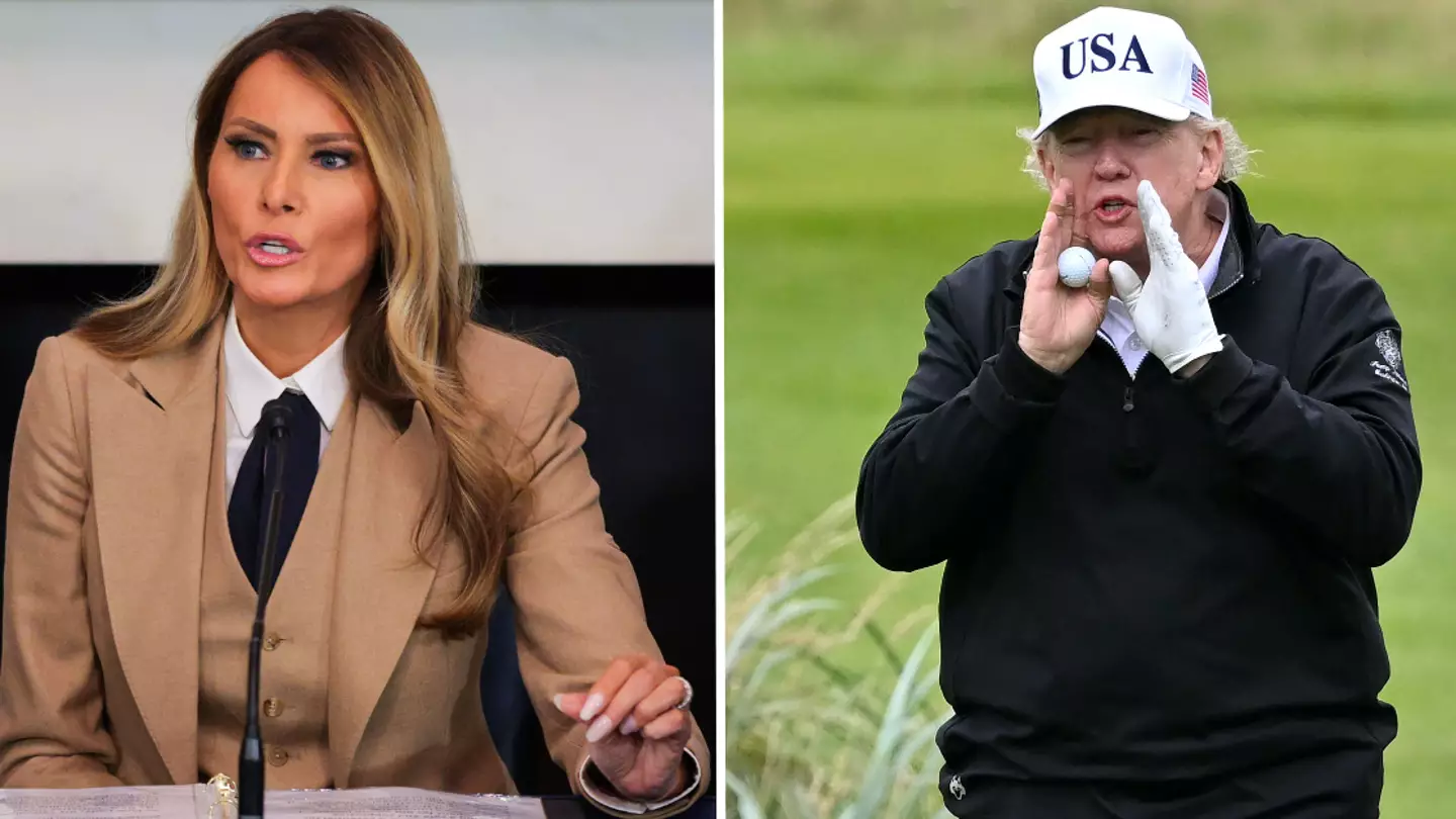 Melania Trump made brutally honest remark about her husband Donald’s golfing habit as he’s accused of ‘cheating’ again