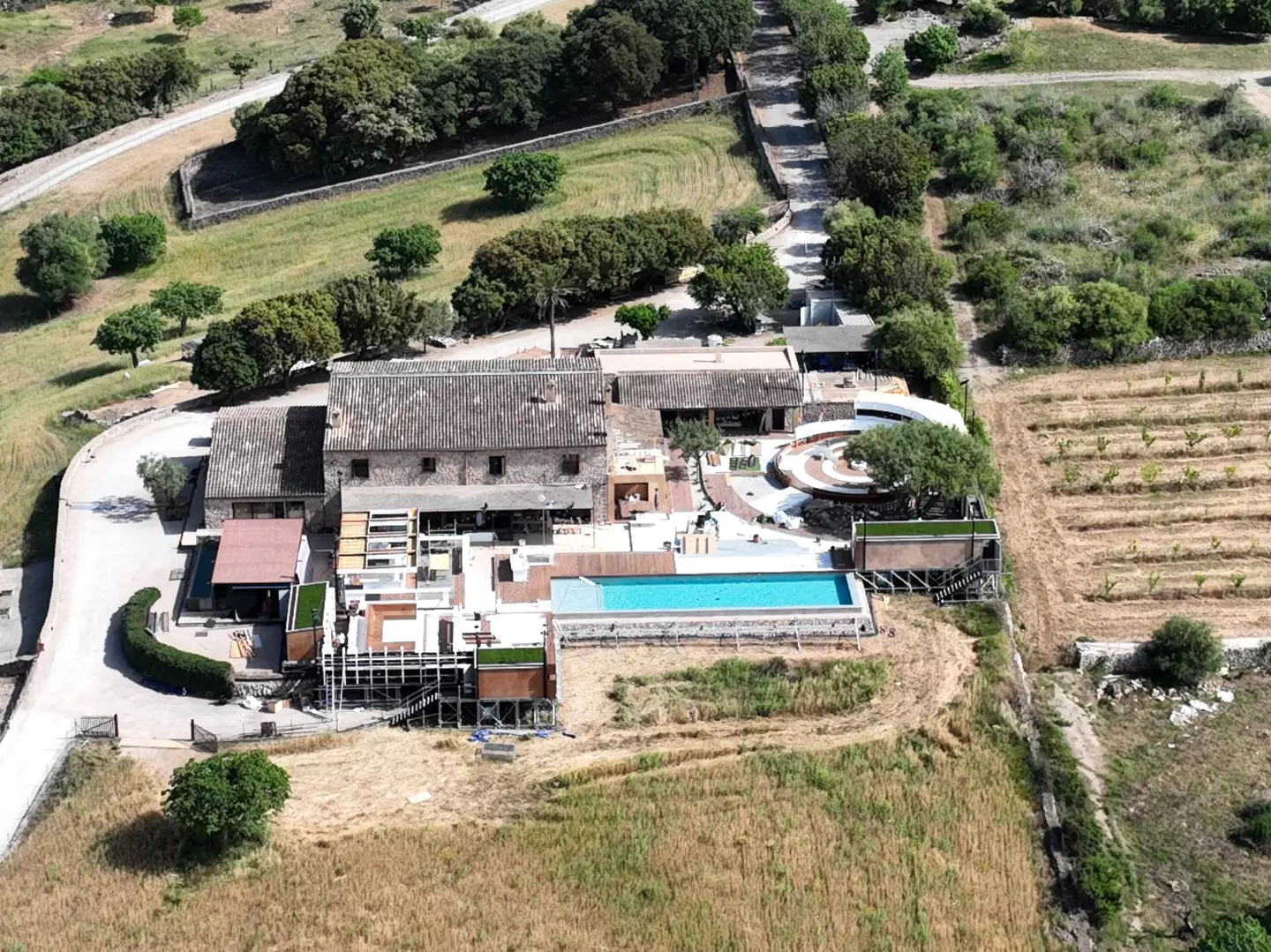 The new islanders will have views of the countryside.