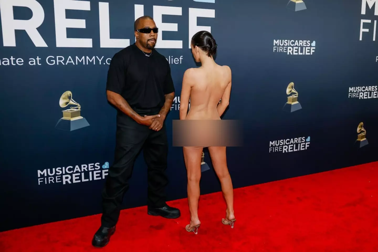 The LAPD reportedly said no formal complaints were made to the police about Censori's statement look (Allen J. Schaben / Contributor / Getty Images)