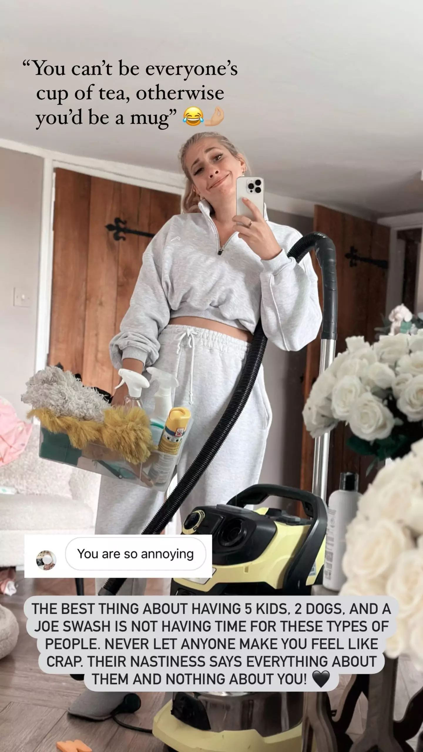 Stacey won't let trolls get her down.