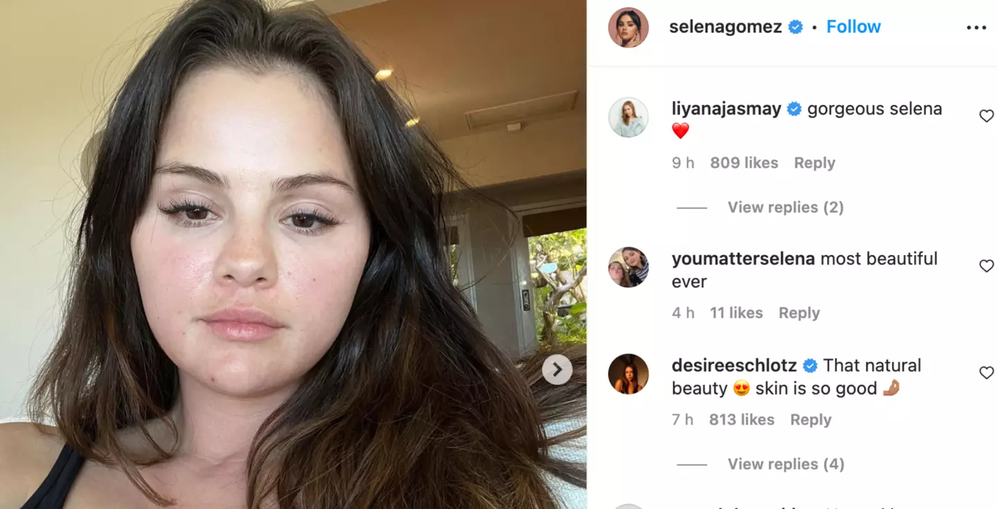 Selena shared the snaps after previously announcing a social media break.