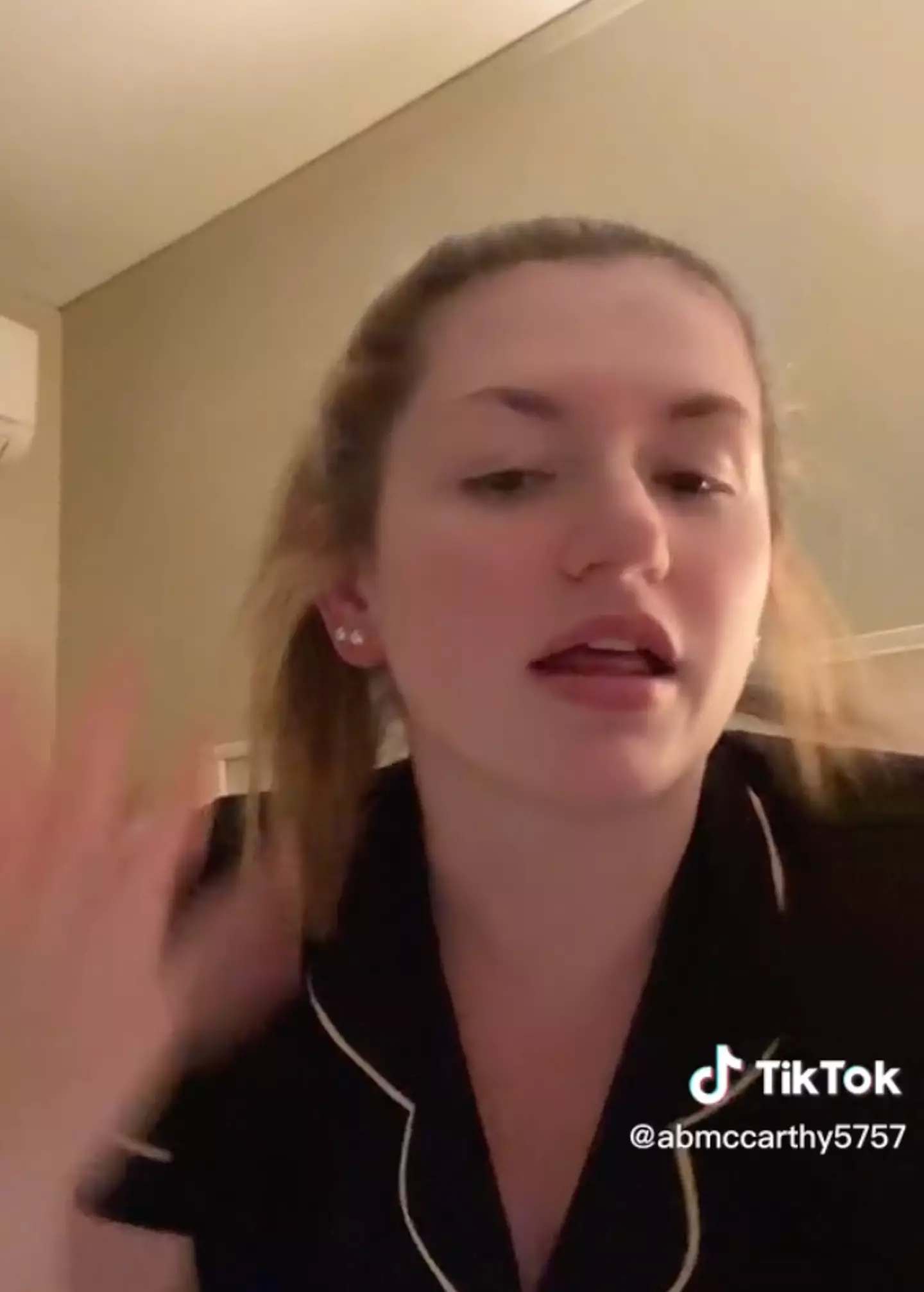 Allison only showers when she also wants to wash her hair.