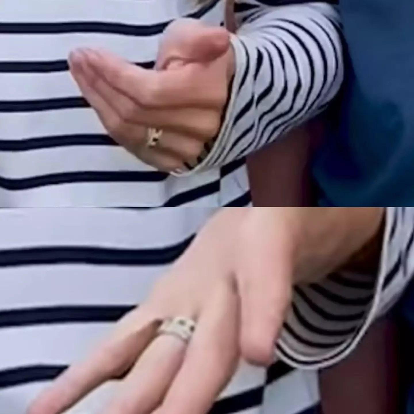 Fans were drawn to Kate's new jewellery. (X/@KensingtonRoyal)