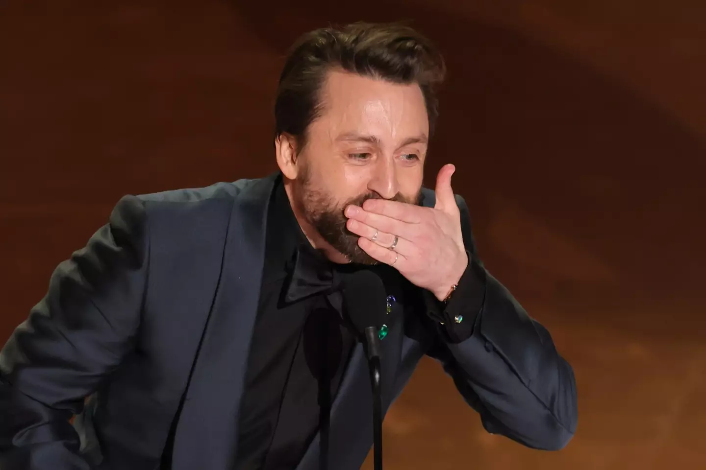 The moment left viewers in stitches (Kevin Winter/Getty Images)