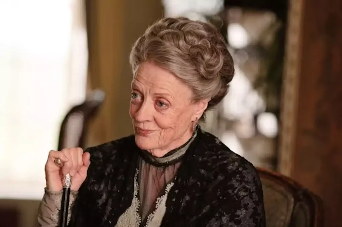 Dame Maggie Smith has passed away, her two sons have announced (ITV)