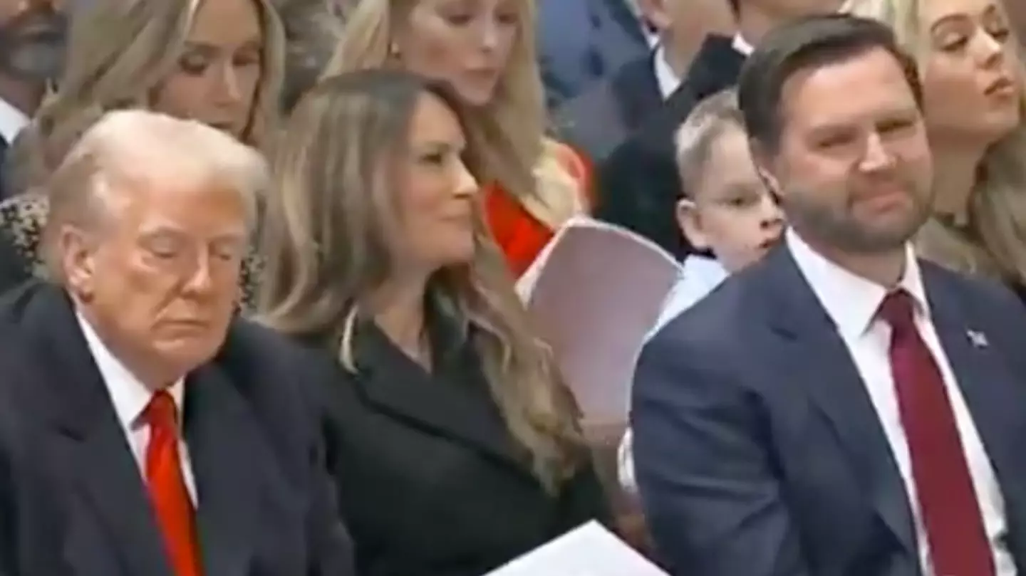Melania Trump and JD Vance face backlash over 'vile reaction' to one moment in religious ceremony