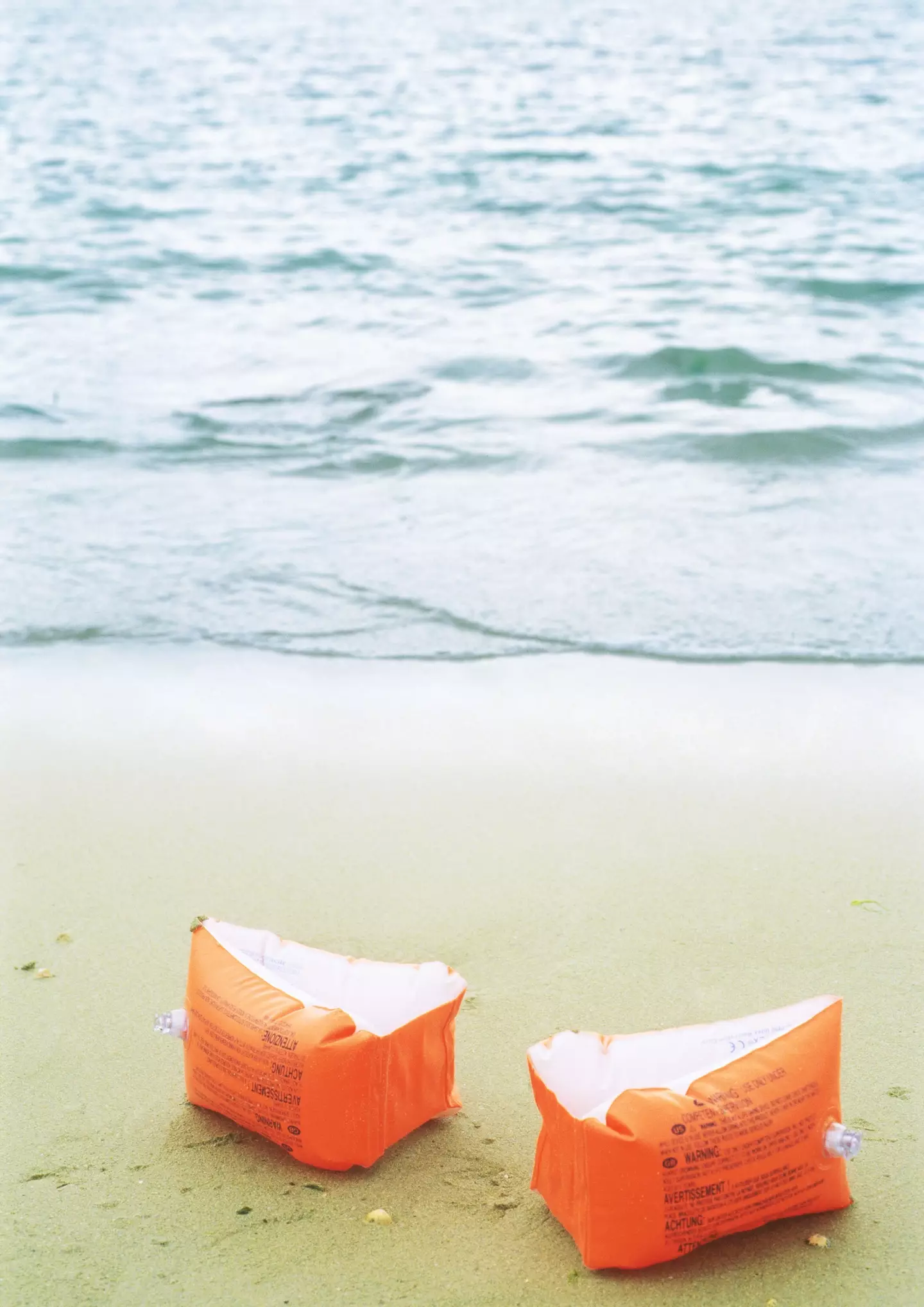 The gold medallists warned parents not to rely on floaties.