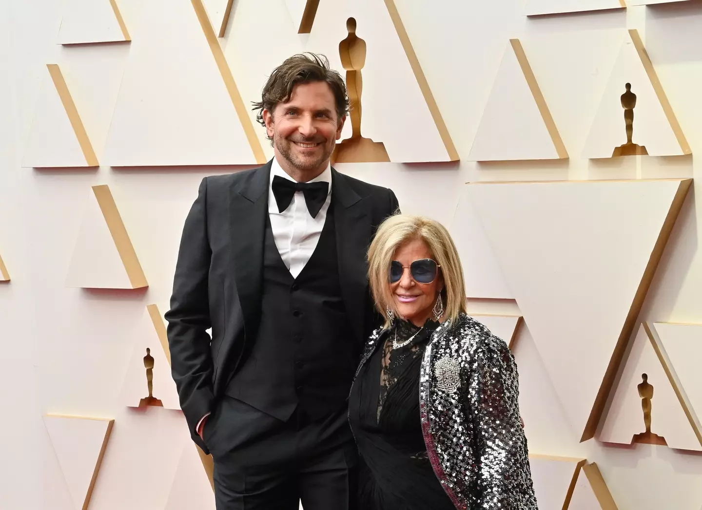 Bradley Cooper and his mum Gloria Campano.