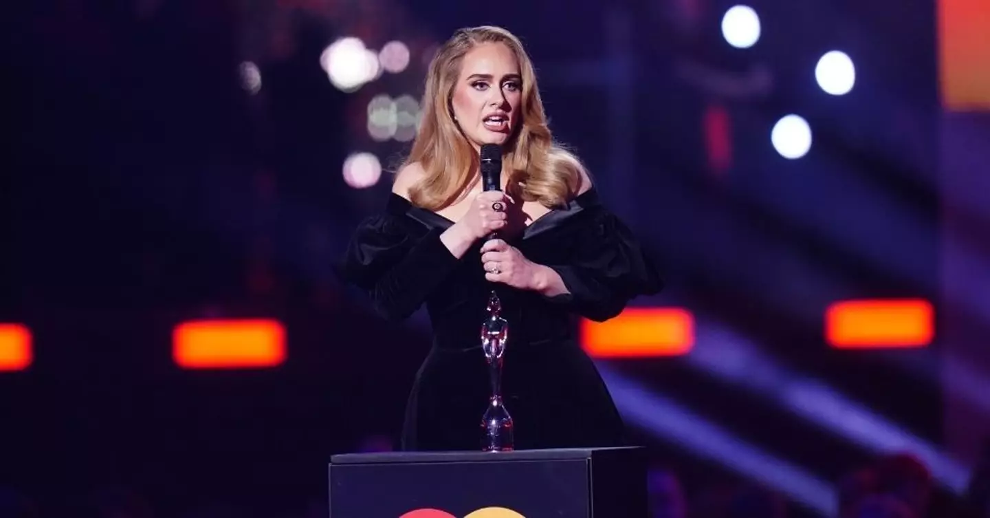 Adele stunned at the BRIT Awards. (