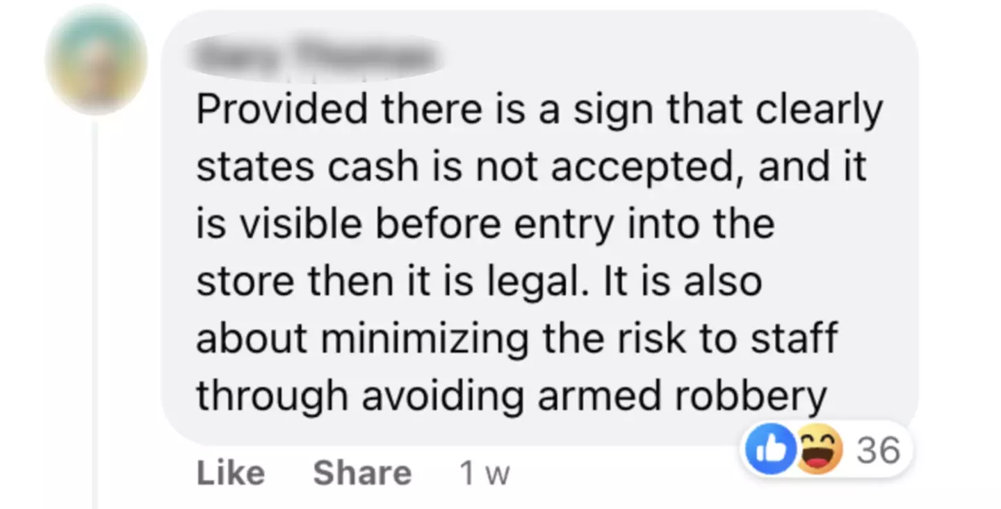 Others, however, pointed to the reduced risk of 'robberies'.