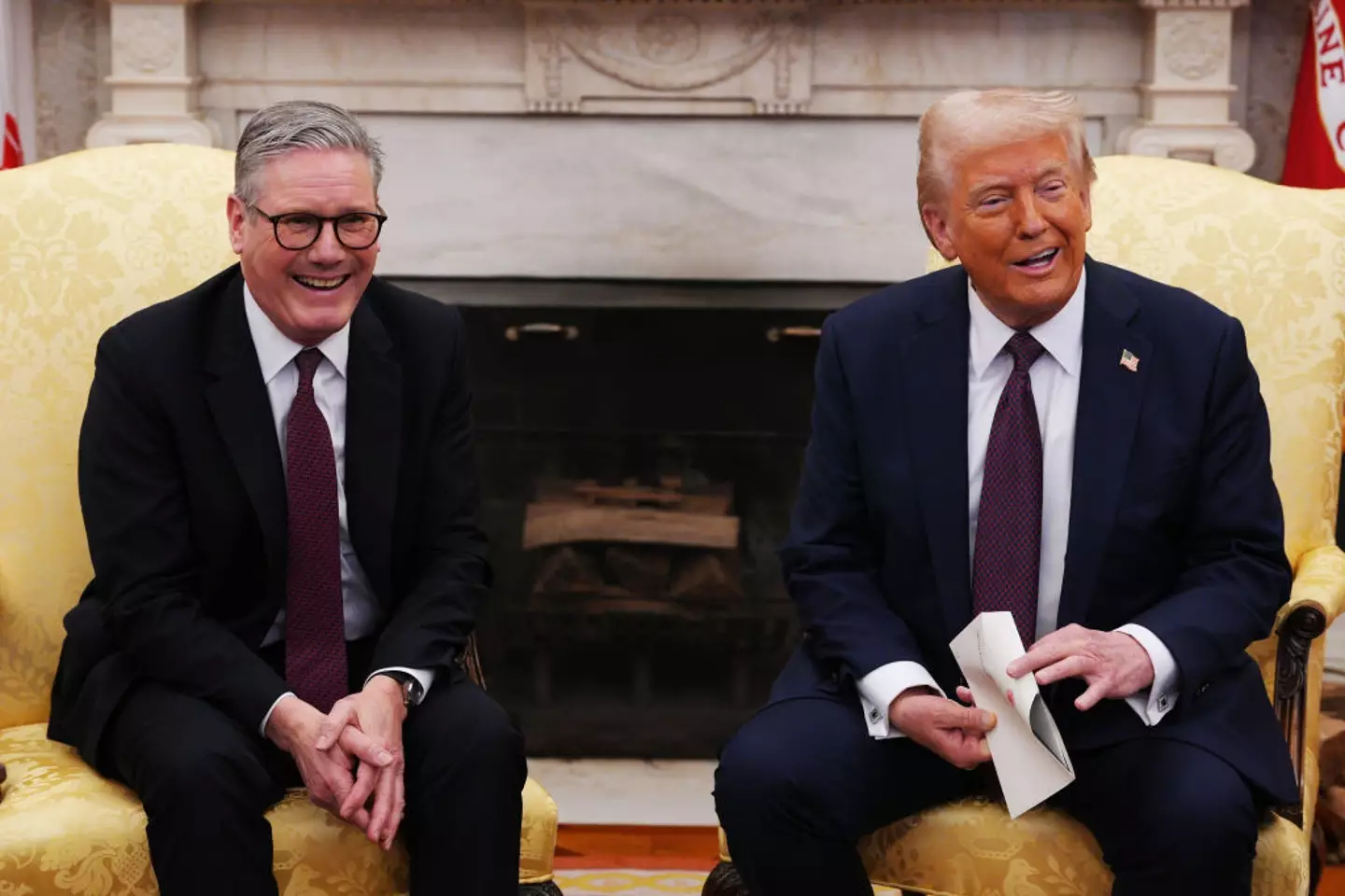Trump met with Keir Starmer at the White House on Thursday (27 February) (Carl Court / Staff / Getty Images)