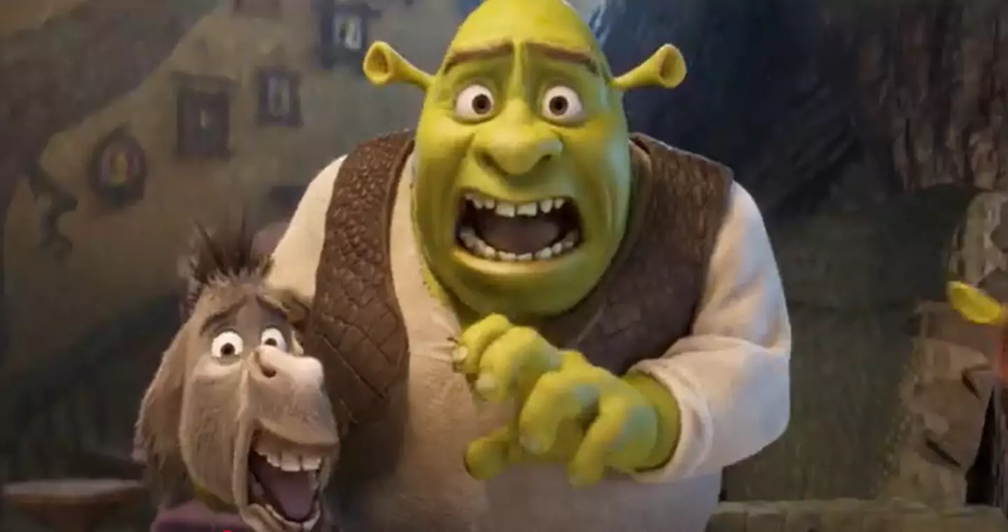 The reaction of fans when they saw the new version of Shrek (Universal)