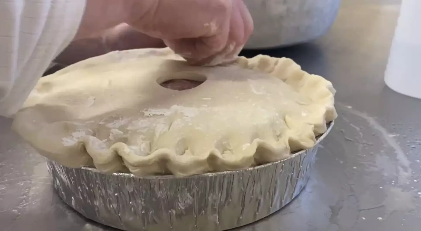 The pie 'cake' went down a storm (