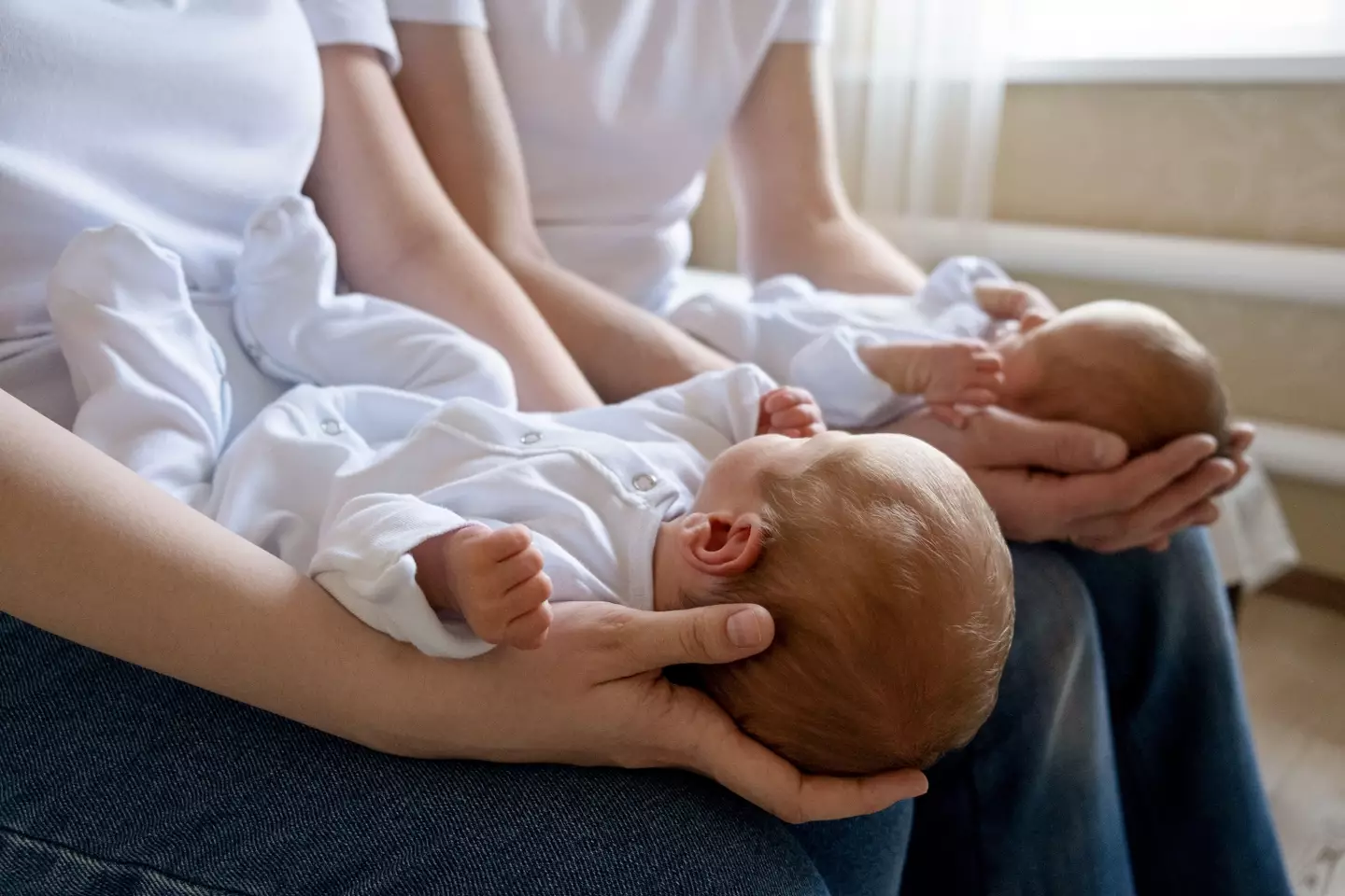 Some people have used bracelets to tell identical twins apart.