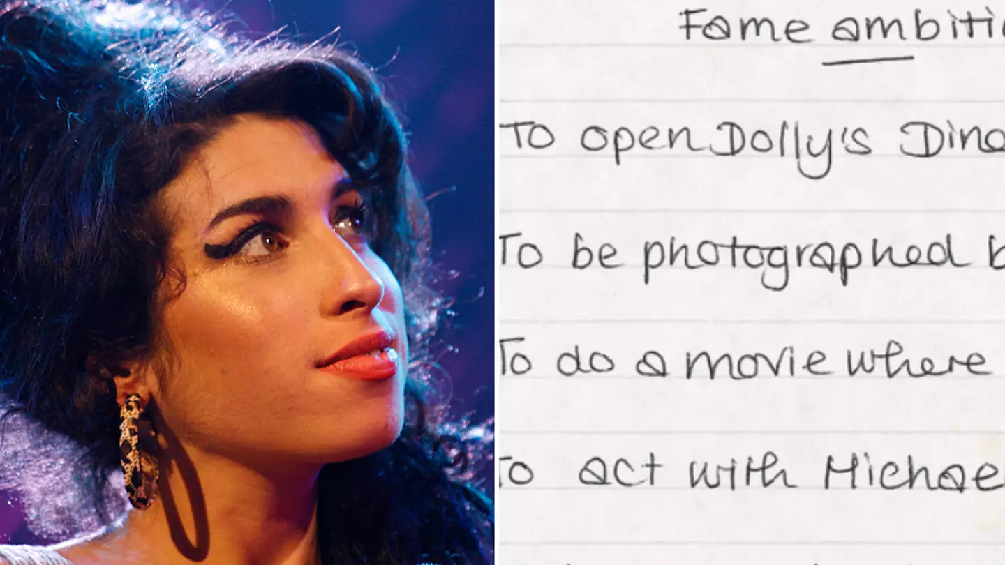 Leaked Amy Winehouse diary shows what she wanted to achieve before she died