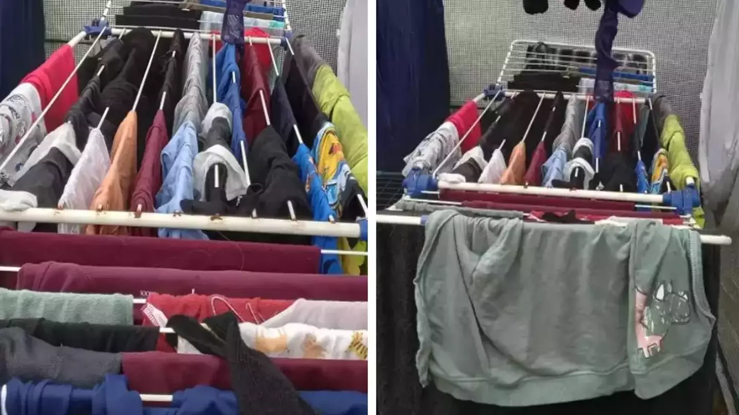 Mum shares genius way she dries washing without tumble dryer