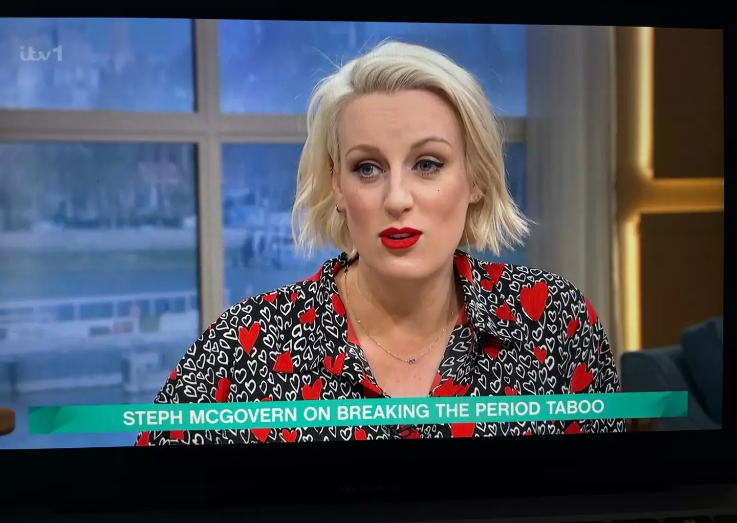 The Packed Lunch star has since discussed her viral post on This Morning (ITV)