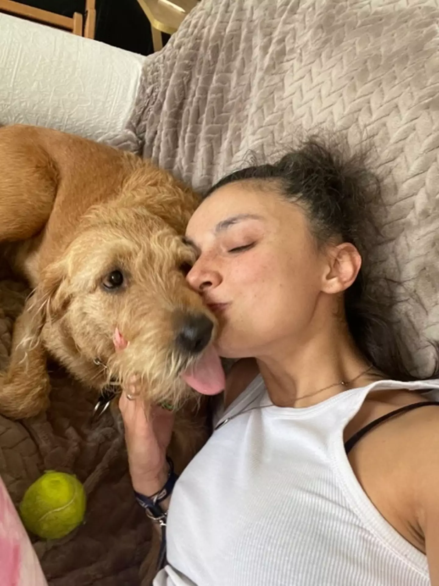 Yasmine struggled to walk her dog before she was diagnosed with Functional Neurological Disorder.