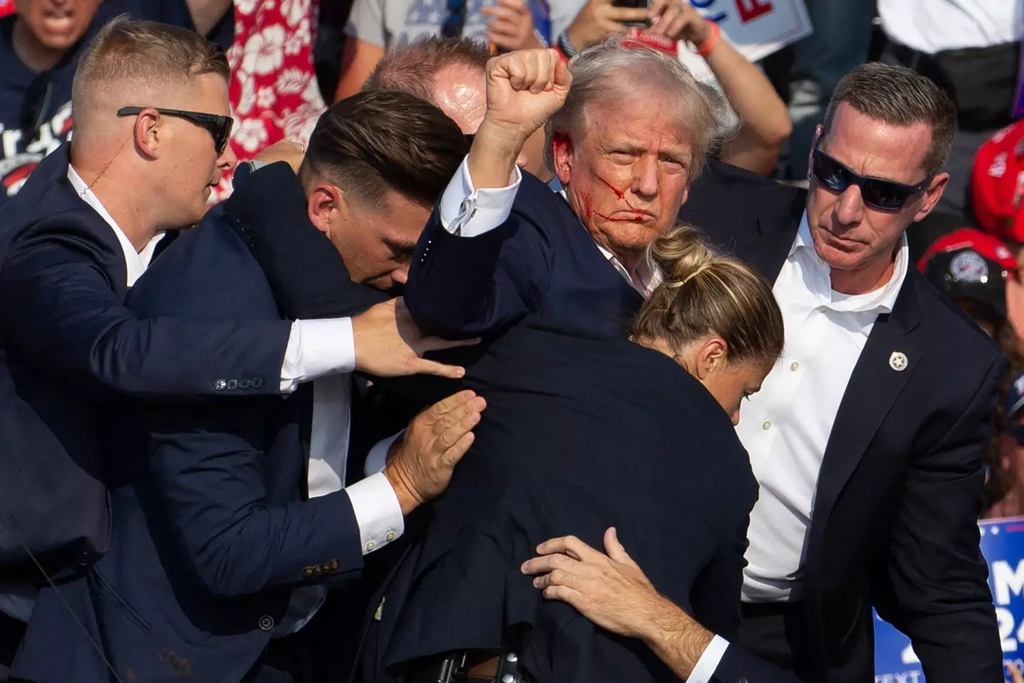 Two attempts were made on Trump's life last year (REBECCA DROKE/AFP via Getty Images)