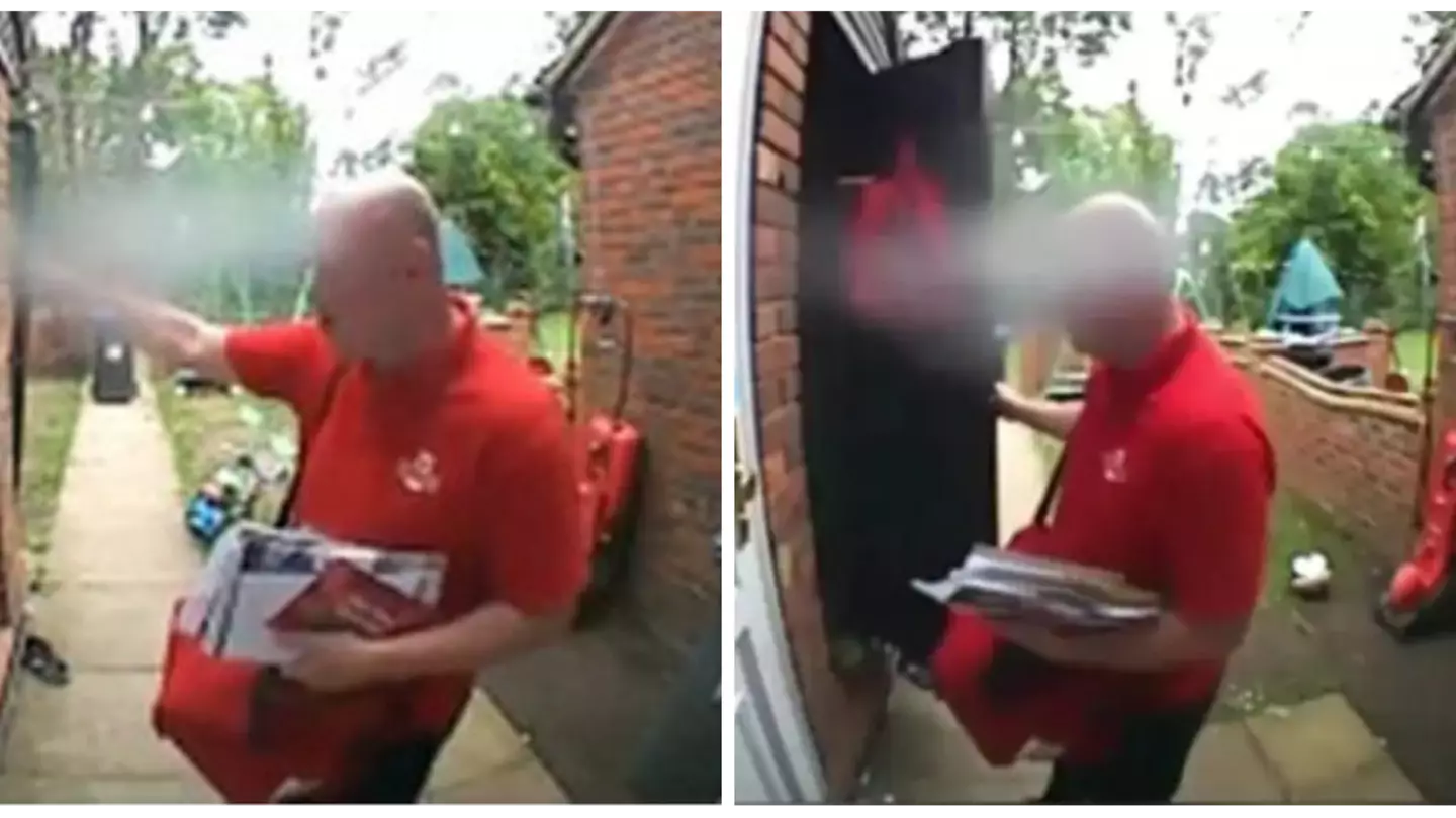 Hilarious little girl gives too much information when postman asks where mum is