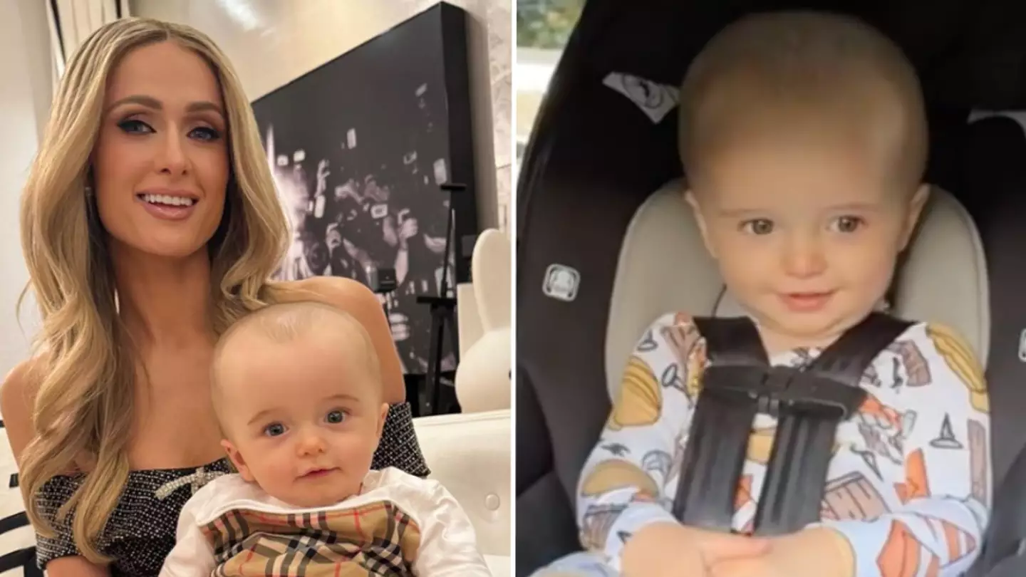 Paris Hilton sparks safety concern after sharing video of her kids Phoenix and London in car seats