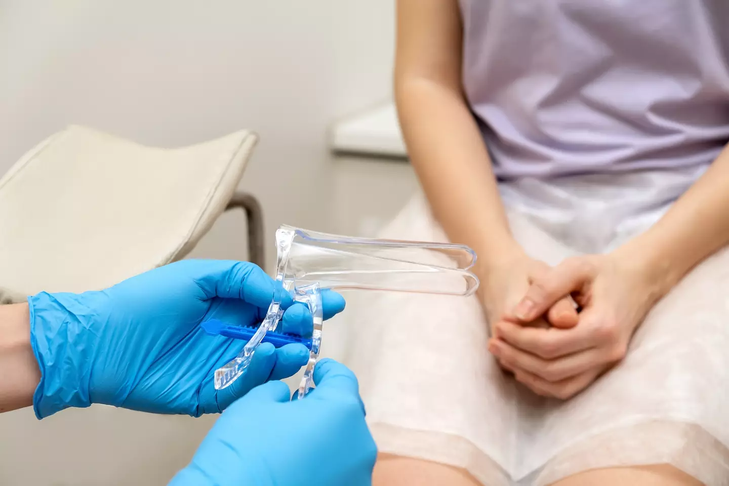 Cervical ectropion can be detected through a routine cervical screening. (Getty Stock Image)