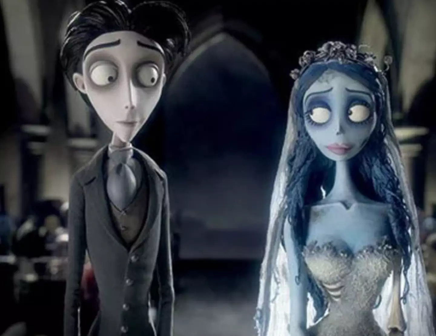 The guest dressed as the bride from Corpse Bride.
