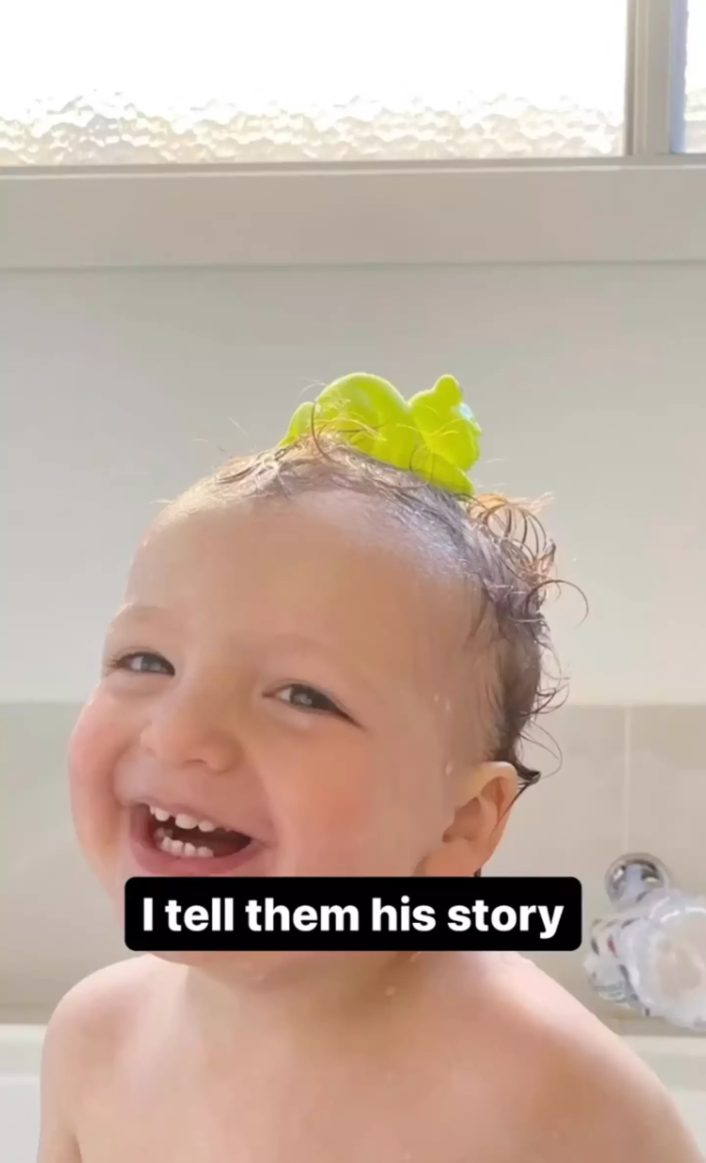 The youngster almost died in the bath. (Instagram/@tinyheartseducation)
