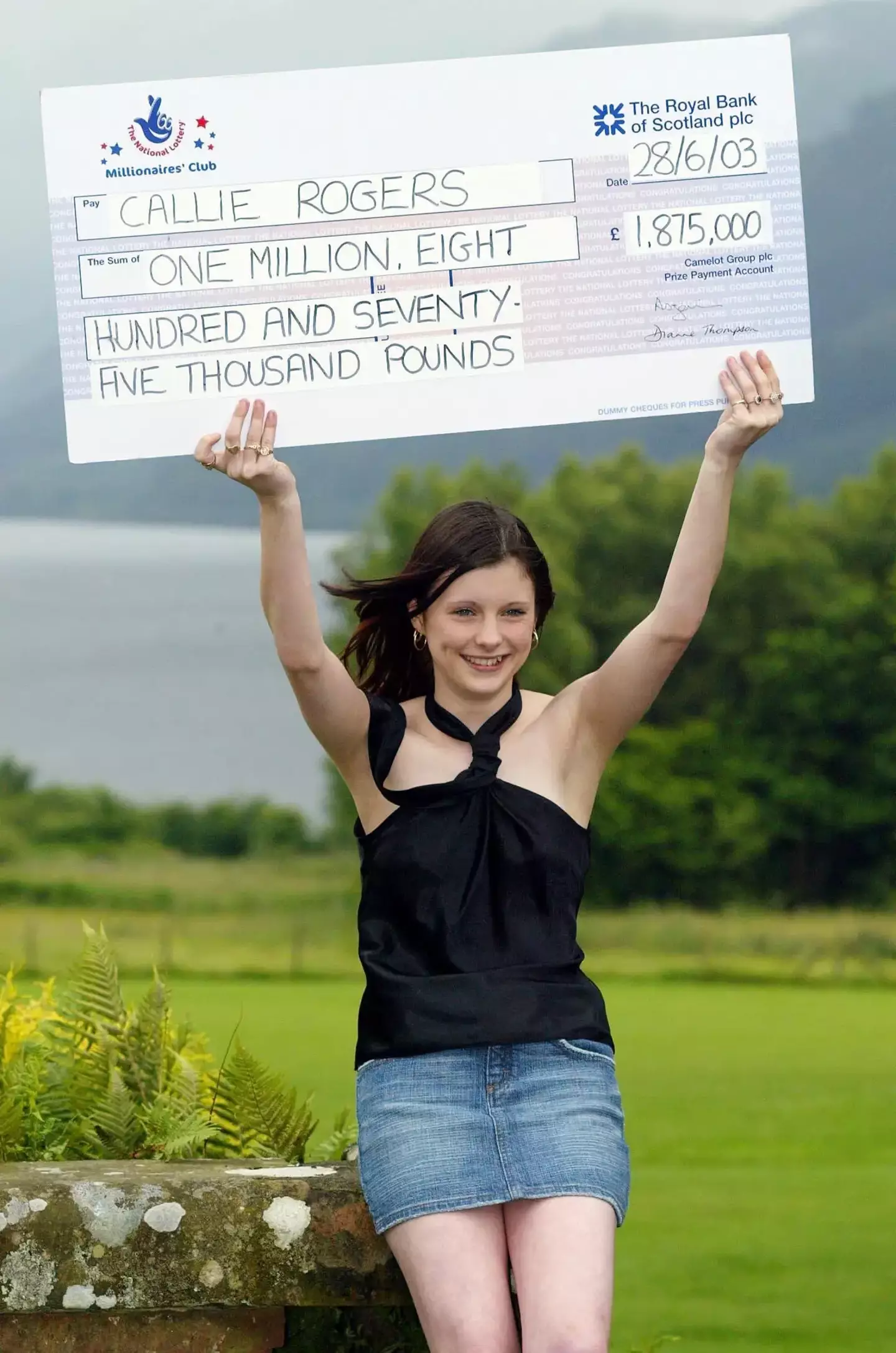Callie Rogers became the youngest person to win the lottery, at just 16.