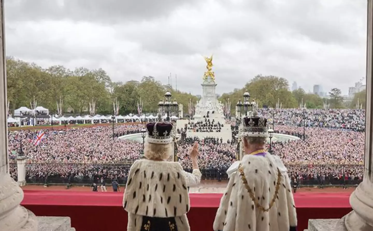 The capes worn by Queen Camilla were sentimental.