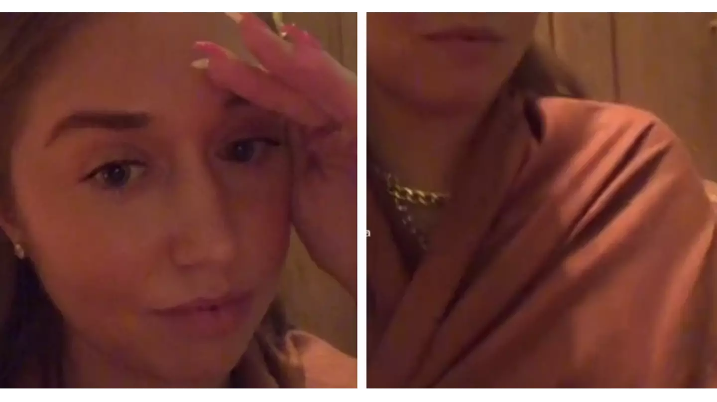 Woman forced to wear lost property scarf to cover boobs at restaurant