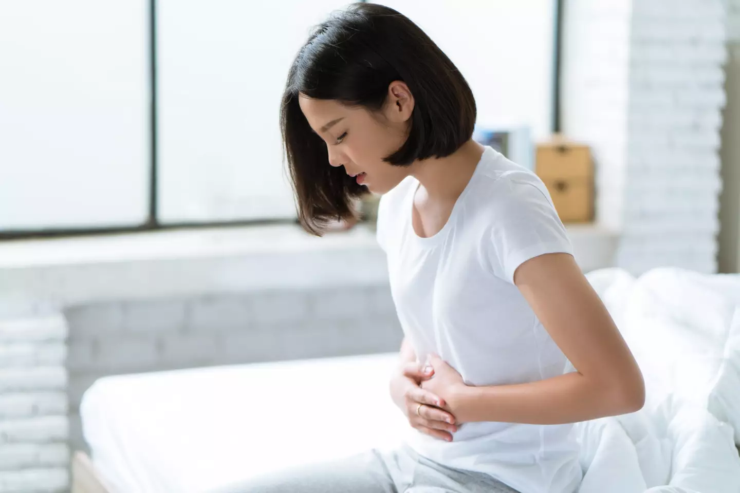 An NHS spokespersons said endometriosis has a 'debilitating' effect on sufferers. (