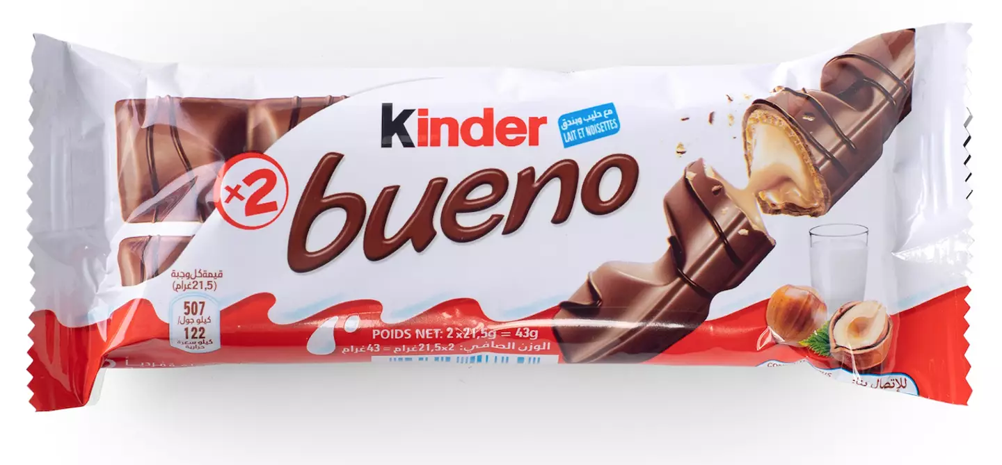 A butchers in Ireland is selling Kinder Bueno sausages (