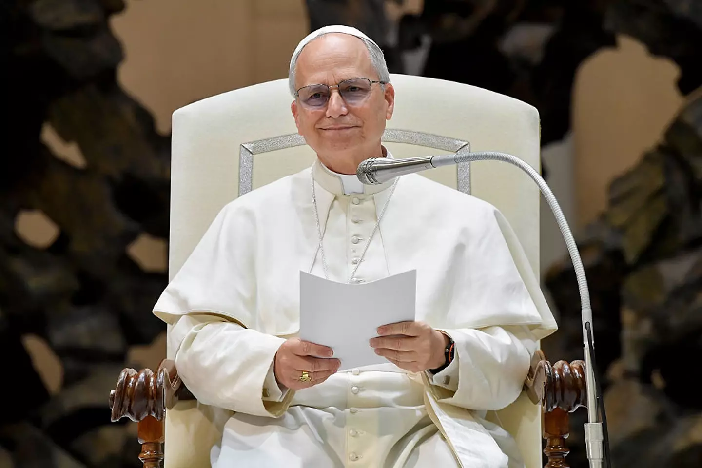Pope Leo XIV, 69, was elected as Pope Francis' successor last Thursday (8 May) (Vatican Pool - Corbis / Contributor / Getty Images)