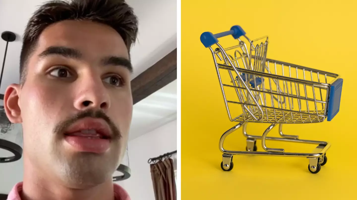 Man shocked as he shows how much food shopping he got for £80