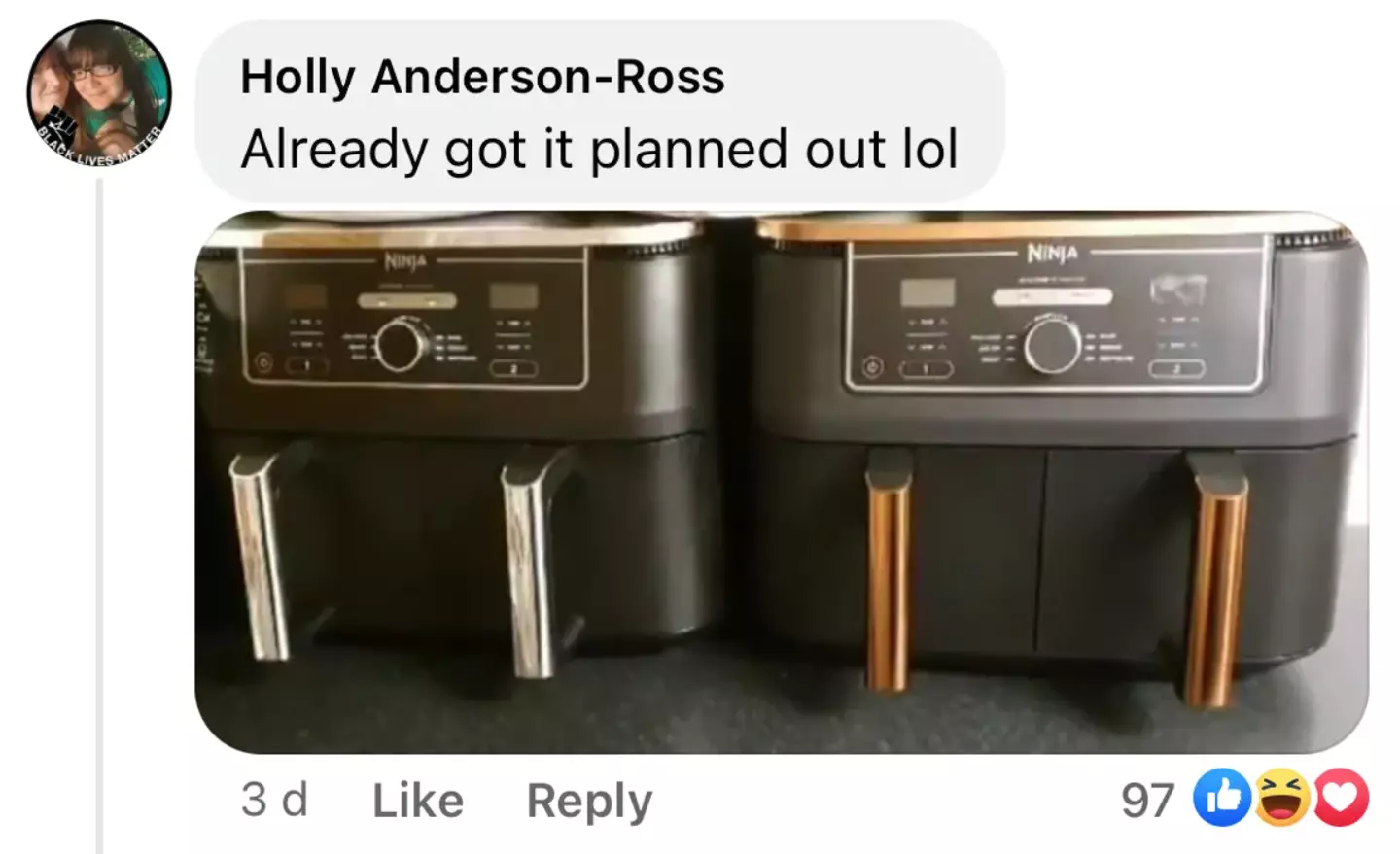 One person said their air fryers were already on stand by.