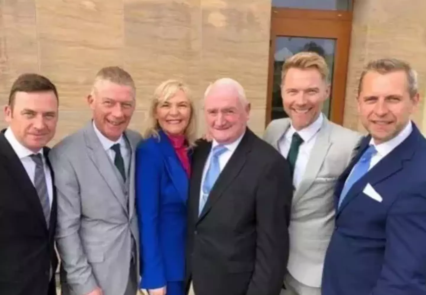 Ciaran Keating (second from left) tragically died in a car crash at the weekend.