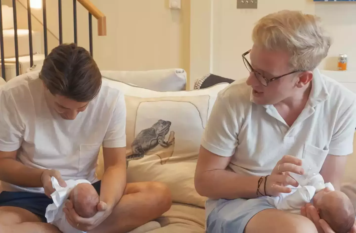 Ollie Locke and his husband Gareth are now dads!