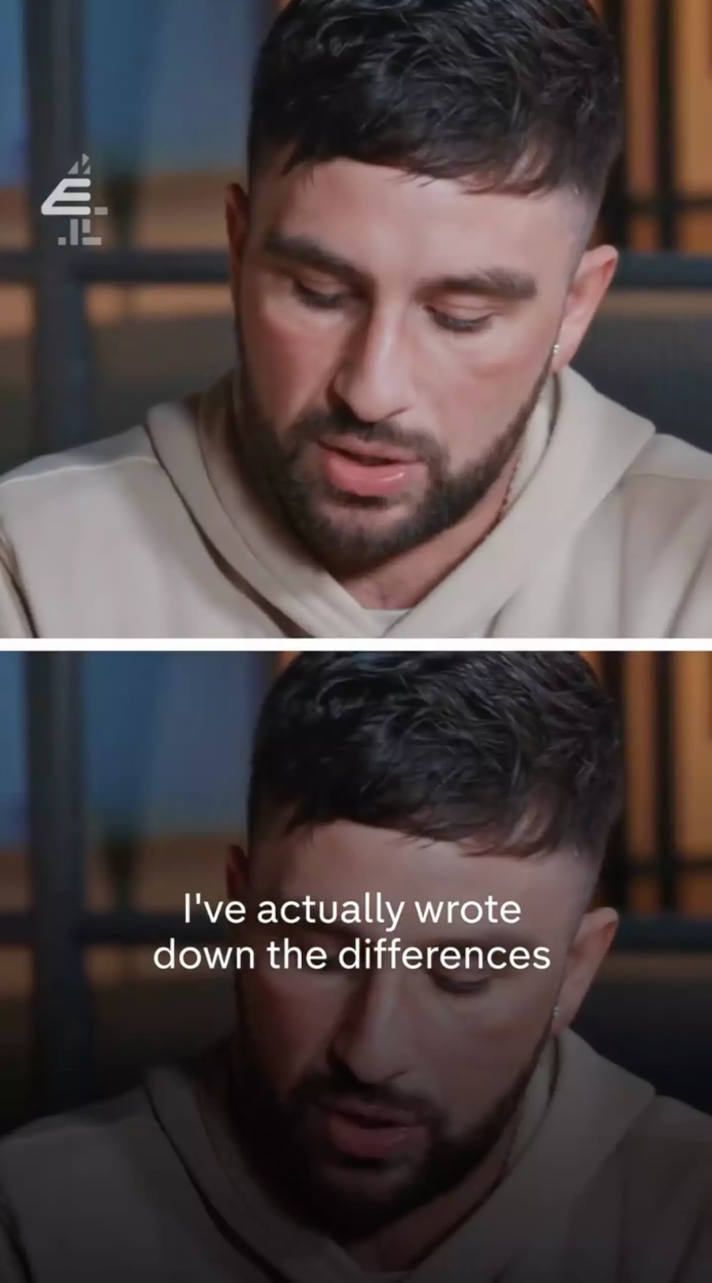 Kieran and Kristina discussed their main 'priorities' in last night's episode (Channel 4)