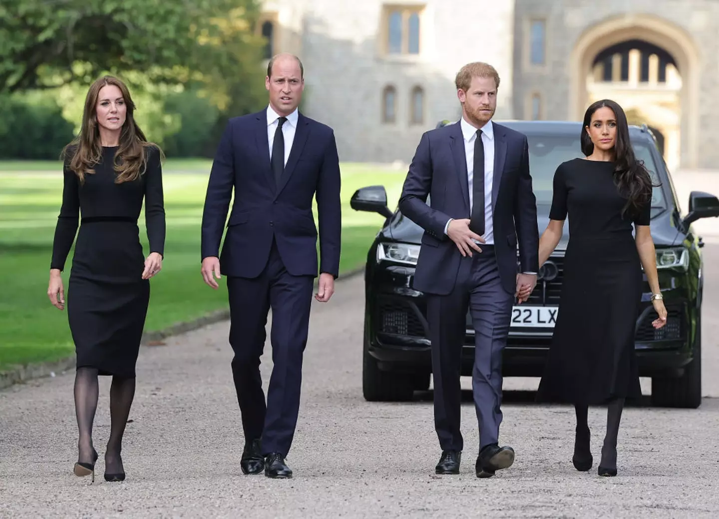 Meghan Markle and Prince Harry shared their thoughts on the Prince and Princess of Wales during their engagement announcement interview (Chris Jackson / Staff / Getty Images)