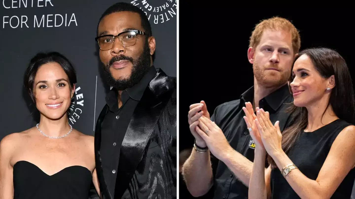 Tyler Perry has blunt response when asked about Meghan Markle and Prince Harry's move to the US